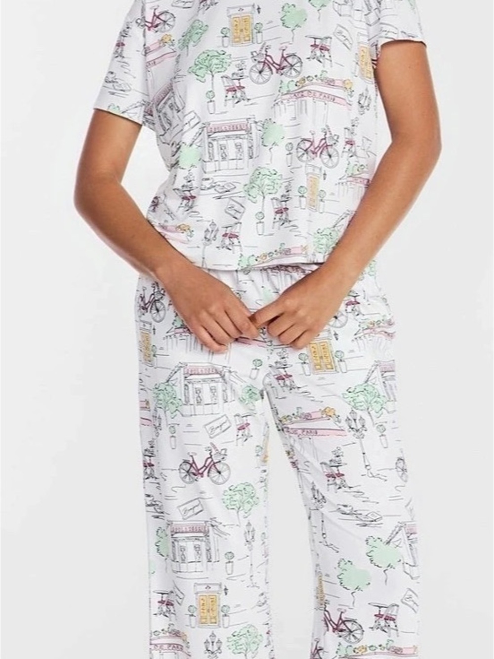 Printed Short Sleeve Jumpsuit